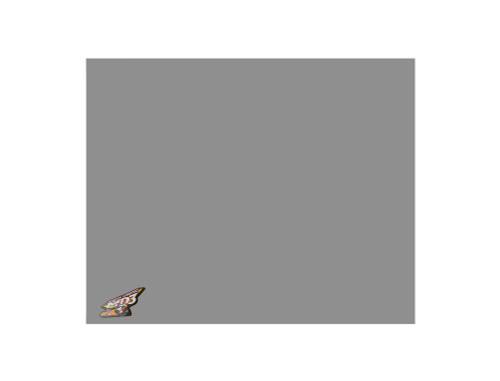 Nose - MD3 - Center - 48 in x 48 in - 0.125 in Thick - Plastic - Gray - Dirt Modified - Each
