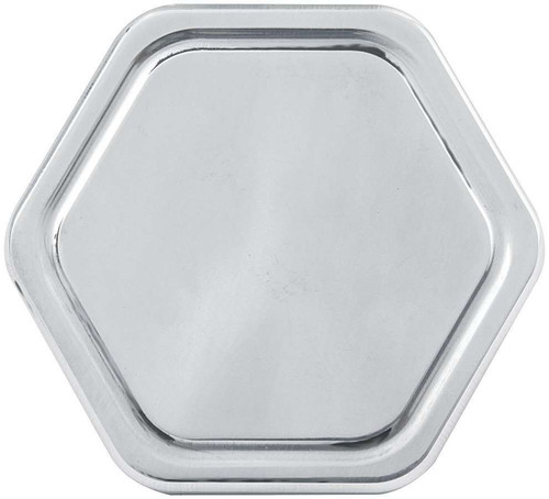 Radiator Cap - 16 lb - Hexagon - Aluminum - Polished - Standard Size Radiator Necks - Each