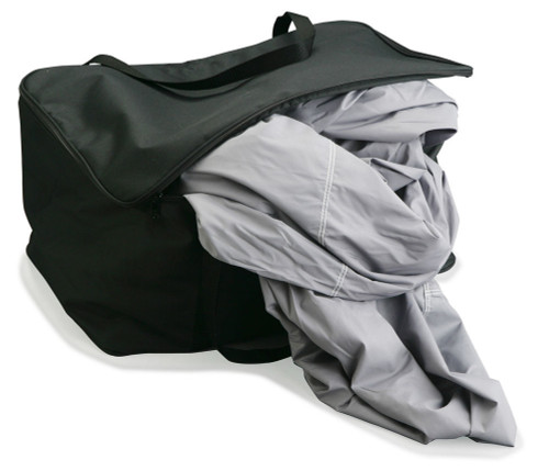 Gear Bag - Zippered Closure - Large - Nylon - Gray - Each