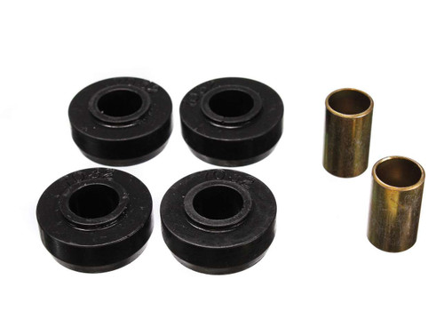 Strut Rod Bushing - Hyper-Flex - Front - Polyurethane / Steel - Black / Cadmium - GM X-Body 1962-67 - Kit