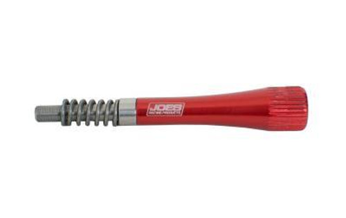 Idle Adjuster - Knurled Grip - 5 mm x 0.5 Thread - 3 in Long - Stainless Steel Spring - Red Anodized - Aluminum - Micro Sprint - Each