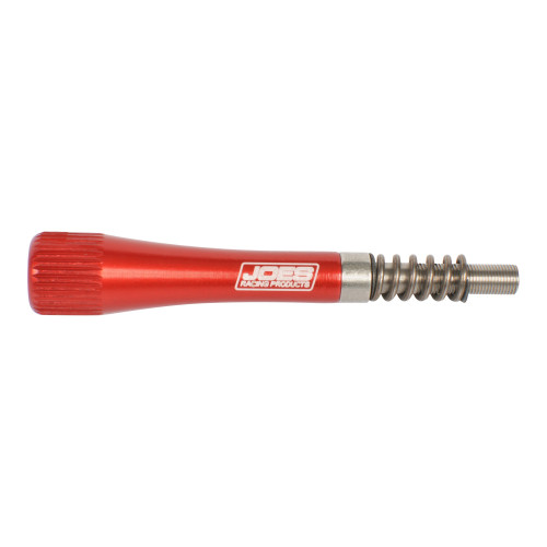 Idle Adjuster - Knurled Grip - 5 mm x 0.5 Thread - 3 in Long - Stainless Steel Spring - Red Anodized - Aluminum - Micro Sprint - Each Idle Adjuster - Knurled Grip - 5 mm x 0.5 Thread - 3 in Long - Stainless Steel Spring - Red Anodized - Aluminum - Micro Sprint - Each