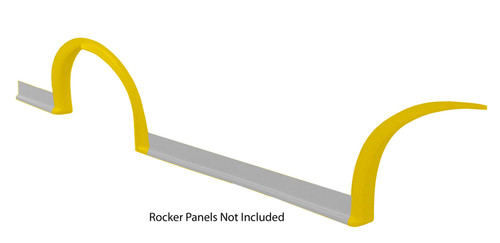 Wheel Flare Kit - Passenger Side - MD3 - Dirt - 3 Piece Kit - Plastic - Yellow - Kit Wheel Flare Kit - Passenger Side - MD3 - Dirt - 3 Piece Kit - Plastic - Yellow - Kit