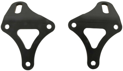 Motor Mount - Bolt-On - 1 in Offset - Steel - Black Powder Coat - Chevy V8 - Pair