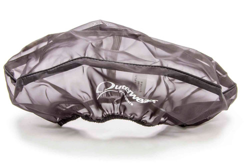Air Filter Wrap - Pre Filter - Oval - 13 in Long - 5 in Width - 3.5 in Tall - Top - Outerwears Logo - Polyester - Black - Each