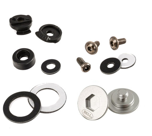 Helmet Shield Pivot - SE07 - Bell Helmets - Silver - Kit Helmet Shield Pivot - SE07 - Bell Helmets - Silver - Kit