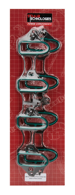 Intake Manifold Gasket - 1 x 3.372 in Cathedral Port - Plastic - GM LS-Series - Pair