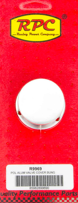 Bung and Cap Kit - 1.500 in OD - Bolt / Weld-On - Aluminum Bung - Aluminum Threaded Cap - Polished - Kit