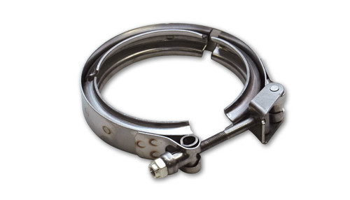 V-Band Clamp - Stainless - Natural - Various Turbo Inlets - Up to 3.13 in Flange - Each