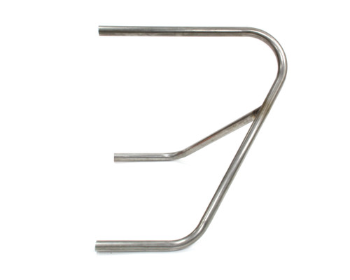 Nerf Bar - Driver Side - 3 Point - 1 in Tube - Shorty - Stainless - Natural - Sprint Car - Each