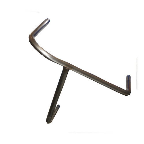 Nerf Bar - Passenger Side - 3 Point - 1 in Tube - Shorty - Stainless - Natural - Sprint Car - Each