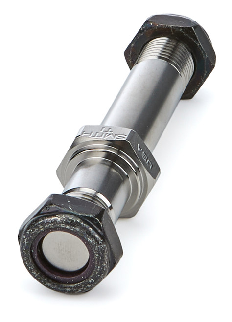 Radius Rod Stud - 1/2-20 in Thread - 3.250 in Long - Hex Nuts Included - Steel / Titanium - Black Oxide / Natural - Each