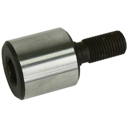 Power Steering Pump Drive Spud - 3/8-24 in Thread to 3/8 in Hex Drive - Steel - Natural - KRC Shaft Drive Pump Adapters - Each