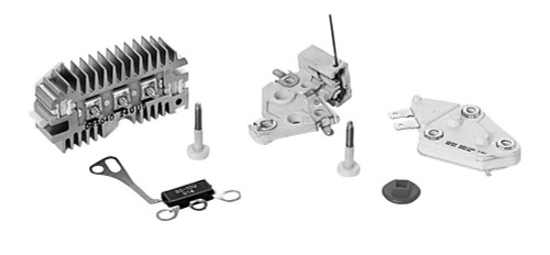 Alternator Rebuild Kit - Complete - Bearings Included - GM 10SE - OE Wiring - Kit