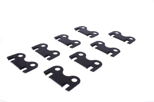 Pushrod Guide Plate - 5/16 in Pushrod - Flat - Steel - Black Oxide - Pontiac V8 - Set of 8