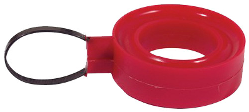 Spring Rubber - Standard - Hard - 2-1/2 to 2-5/8 in Springs - 1-1/4 in Height - Polyurethane - Red - Each