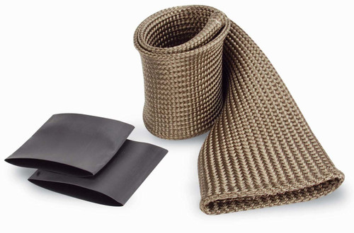 Hose and Wire Sleeve - Titanium Protect-A-Sleeve - 1 in ID - 4 ft - Basalt Fiber - Titanium - Each Hose and Wire Sleeve - Titanium Protect-A-Sleeve - 1 in ID - 4 ft - Basalt Fiber - Titanium - Each