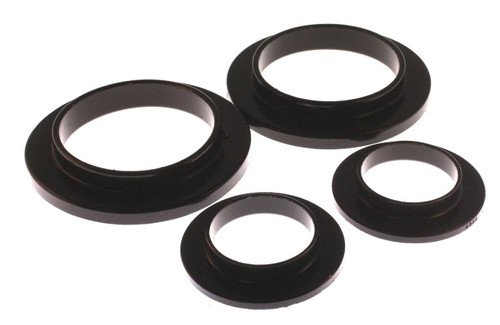 Coil Spring Isolator - Hyper-Flex - Rear - Polyurethane - Black - Ford Mustang 1979-2004 - Kit