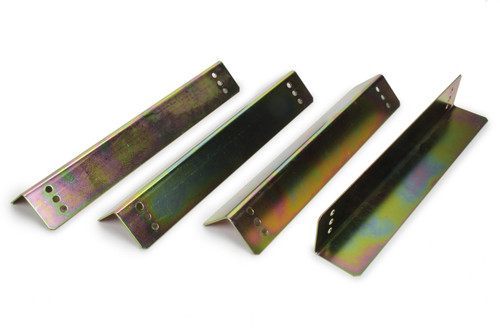 Seat Mount - Adjustable Height - Steel - Cadmium - JAZ Poly Seats - Kit