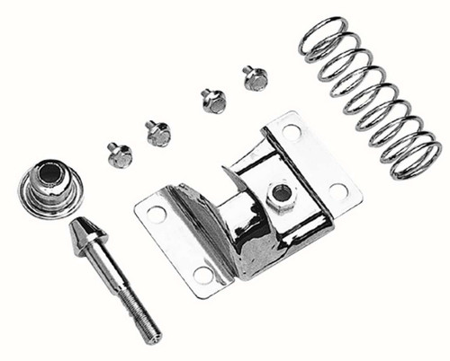 Hood Latch Kit - Mounting Hardware Included - Steel - Chrome - GM F-Body 1967-81 - Kit