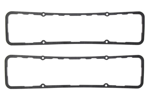 Valve Cover Gasket - 0.188 in Thick - Fiber - 18 / 23 Degree Heads - Small Block Chevy - Pair