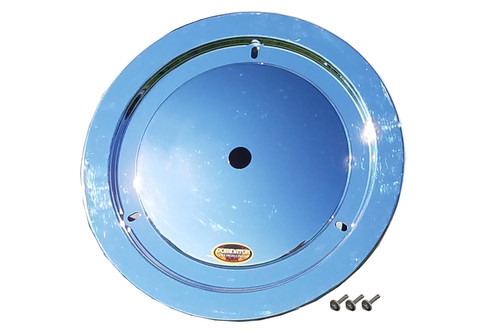 Mud Cover - Ultimate - Bolt-On - Hardware Included - Cover Only - Plastic - Chrome - 15 in Wheels - Each