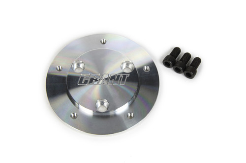 Steering Wheel Adapter - 5-Bolt Wheel to 3-Bolt Quick Release Hub - Aluminum - Natural - Universal - Each Steering Wheel Adapter - 5-Bolt Wheel to 3-Bolt Quick Release Hub - Aluminum - Natural - Universal - Each