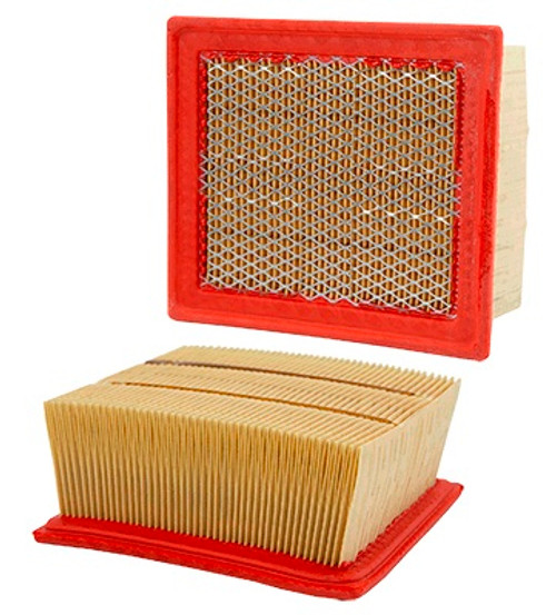 Air Filter Element - Panel - 10.75 in L x 10 in W x 4 in H - Paper - White - Dodge Fullsize Truck 2003-09 - Each