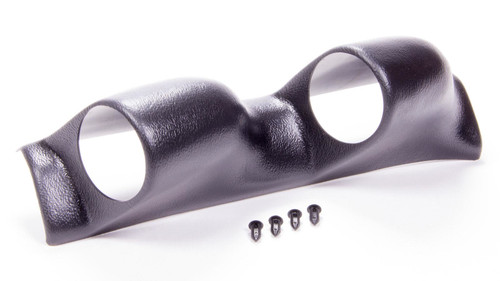 Gauge Pod - Two 2-1/16 in Diameter Gauges - Pillar - Plastic - Black - Mazda RX-7 1986-89 - Each