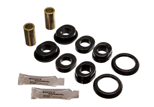 Axle Pivot Bushing - Hyper-Flex - Front - Polyurethane / Steel - Black / Cadmium - Ford Fullsize Truck 1965-79 - Kit