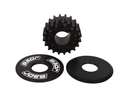 Drive Belt - HTD - 20 Tooth - Keyed - Tapered Belt Guides - Jr Sprint - Aluminum - Black Anodized - Each
