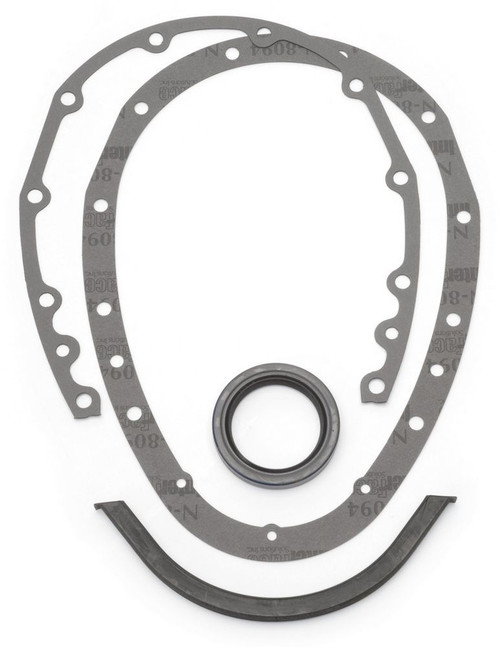 Timing Cover Gasket - Composite - Edelbrock 2 Piece Timing Cover - Small Block Chevy - Kit