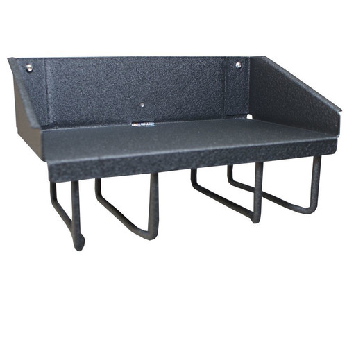 Charging Station - Wall Mount - 2 Hangers - Aluminum - Black Powder Coat - Each