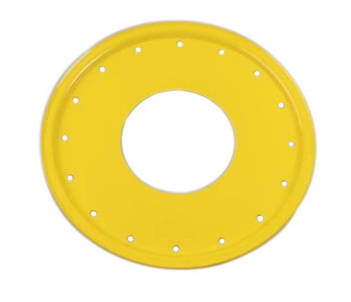 Beadlock Ring - Mud Buster - Built-in Mud Cover - Aluminum - Yellow Paint - 15 in Wheels - Each Beadlock Ring - Mud Buster - Built-in Mud Cover - Aluminum - Yellow Paint - 15 in Wheels - Each