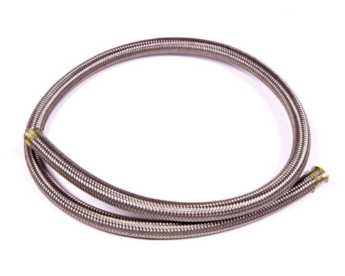 Hose - PTFE Racing Hose - 8 AN - 3 ft - Braided Stainless / PTFE - Natural - Each