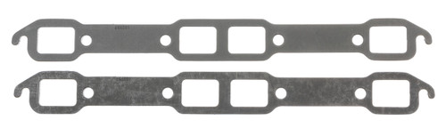 Exhaust Header / Manifold Gasket - 1.680 x 1.300 in Rectangle Port - 0.150 in Thick - Graphite - Mopar RB-Series - Pair
