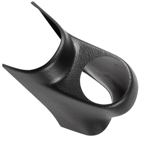 Gauge Pod - One 2-1/16 in Diameter Gauge - Pillar - Plastic - Black - Chevy Corvette 1997-2002 - Each