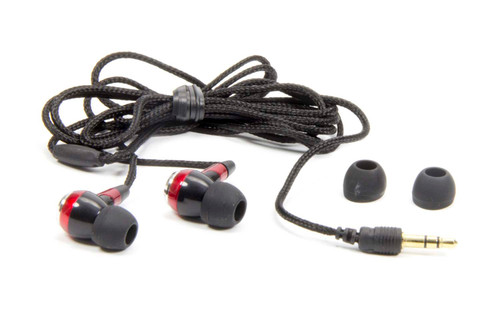Headphones - Rookie - 48 in Cord - 3.5 mm Input Jack - Small / Medium / Large Rubber Ear Inserts - Each