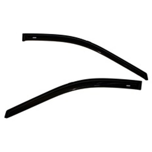 Side Window Visor - Original Ventvisor - Stick-On - Front - Plastic - Dark Smoke - Standard Cab - GM Fullsize Truck 2014 - Pair