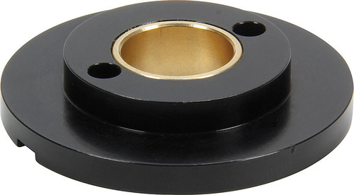 Bump Stop Cup - Single Spring - 2.000 in OD - 1.200 in ID - 0.400 in Tall - 14 mm Thru Hole - Aluminum - Black Anodized - 1 in Bump Spring - Each