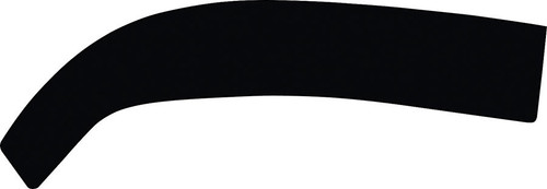 Nose Support - MD3 Evolution - 39 in Long - 7 in Wide - 0.375 in Thick - Plastic - Black - Dirt Late Model - Each