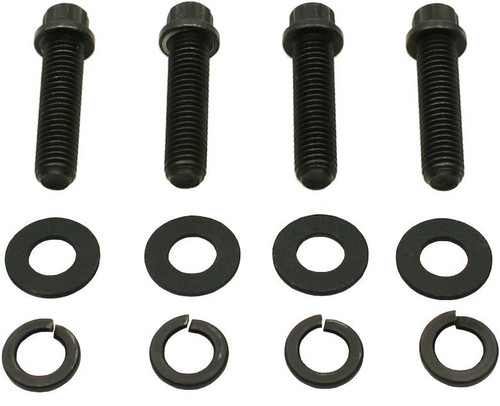 Bellhousing Bolt Kit - 1/2-13 in Thread - 2 in Long - 12 Point Head - Washers Included - Chromoly - Black Oxide - Set of 4 Bellhousing Bolt Kit - 1/2-13 in Thread - 2 in Long - 12 Point Head - Washers Included - Chromoly - Black Oxide - Set of 4