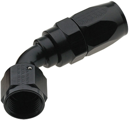 Fitting - Hose End - 2000 Series Pro-Flow - 60 Degree - 12 AN Hose to 12 AN Female - Swivel - Aluminum - Black Anodized - Each