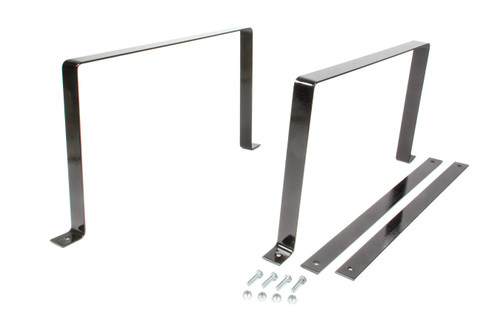 Fuel Cell Mount - 17 in Wide x 9 in Tall - Steel - Black Primer - RCI 16 gal Drag Race Cell - Kit