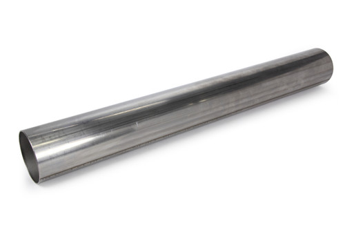 Exhaust Pipe - Straight - 3 in Diameter - 24 in Long - 0.065 Wall - Stainless - Natural - Each