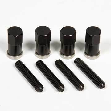 Torque Ball Stud and High Nut Kit - Aluminum / Steel - Black - DMI Quick Change Gear Covers - Kit