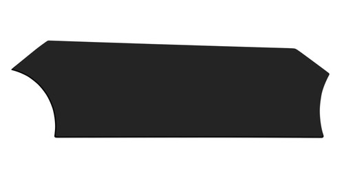 Door - MD3 - Passenger Side - Plastic - Black - Dirt Late Model - Each Door - MD3 - Passenger Side - Plastic - Black - Dirt Late Model - Each