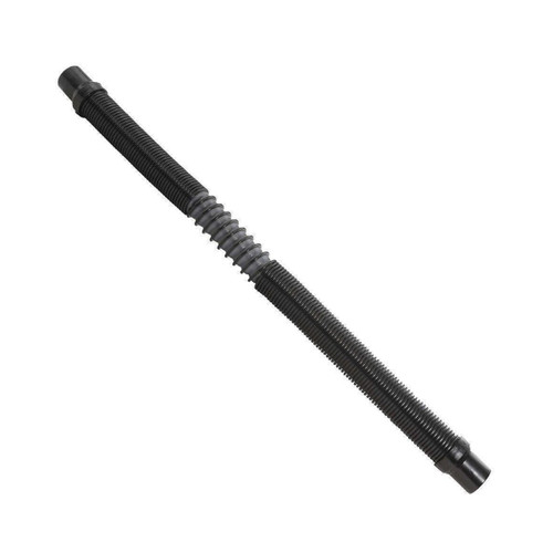 Helmet Air Hose - Cuffs - Adjustable - 2 to 6 ft Long - 1-1/4 in Connectors - Rubber - Black - Each