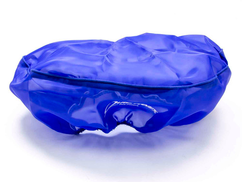 Air Filter Wrap - Pre Filter - Round - 14 in Diameter - 5 in Tall - Top - Outerwears Logo - Polyester - Blue - Each