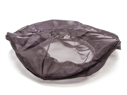 Air Filter Wrap - Pre Filter - Round - 14 in Diameter - 3 in Tall - Top - Outerwears Logo - Polyester - Black - Each